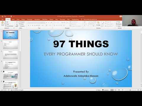 97 Things Every Programmers Should Know
