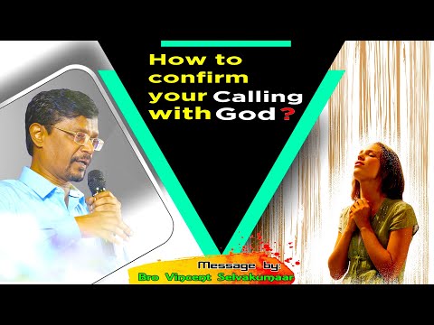 How to Confirm your Calling with God ? (with English subs) | Bro. Vincent Selvakumaar