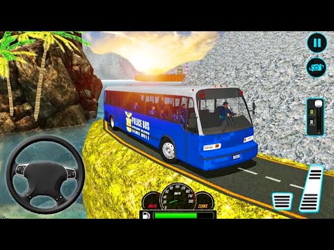 US Police Bus Mountain Driving Simulator - Android Gameplay