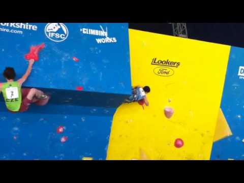 BWC Sheffield Semi-Final Tsukuru Hori & Adam Ondra P2&P1