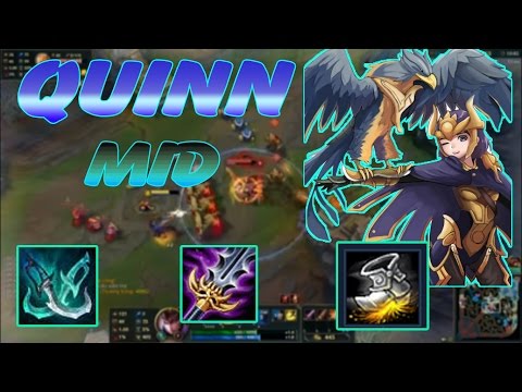 Quinn Mid Vs Azir | Thánh Gank | Gank khắp map | Cách chơi và lên đồ | Liên Minh Huyền Thoại