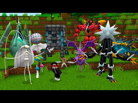 Capturei TODAS ULTRA BEAST no Minecraft Pixelmon PokeSquad