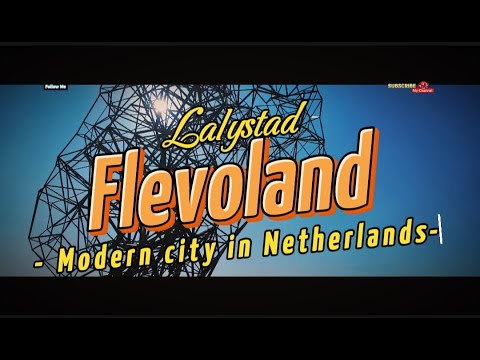 Modern City In Netherlands Flevoland (Lelystad)