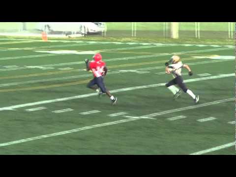 LaSalle Warriors Mosquito 2011 - #24 Keshon Chilcott-Dobson TD Run (Week 3)