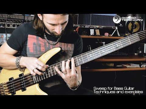How to  Sweep on Bass Guitar // Bass Lesson // Analysis, Techniques // Fingers, Thumb. Nail