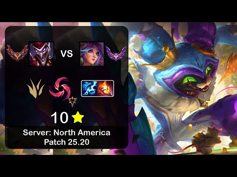 Shaco Jungle vs Lillia - NA GrandMaster - Patch 25.20