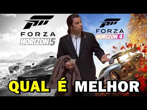 FORZA HORIZON 4 É MELHOR QUE FORZA HORIZON 5?