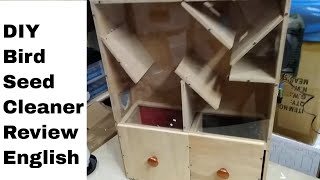 DIY 12v bird seed cleaner construction method - English