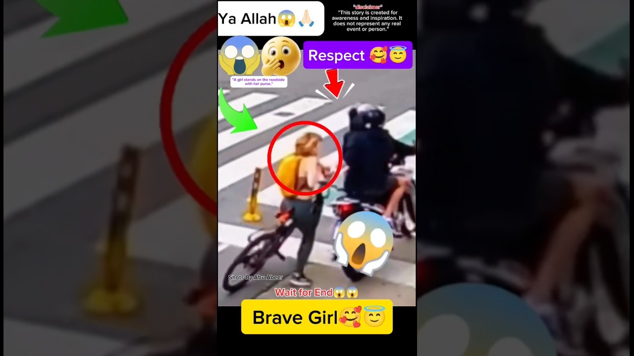 A Brave Girl Who Protected Herself with Calm & Courage 💪 #shorts #youtubeshorts #viral