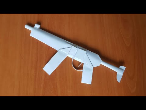 How to make PAPER GUN | Origami Gun | DIY | Mp5