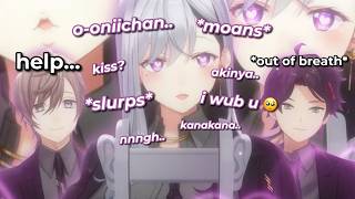 [ENG SUB] Kanae and Akina Spectating Deron's ASMR 【Nijisanji/Kanae/Seitokai/Nijisanji EN】