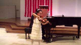 Daphne Wen, age 7 Ashokan Farewell benefit performance