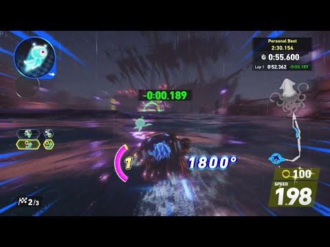 Kraken Bay Time Trial S Rank (Sonic Speed) - Sonic Racing CrossWorlds