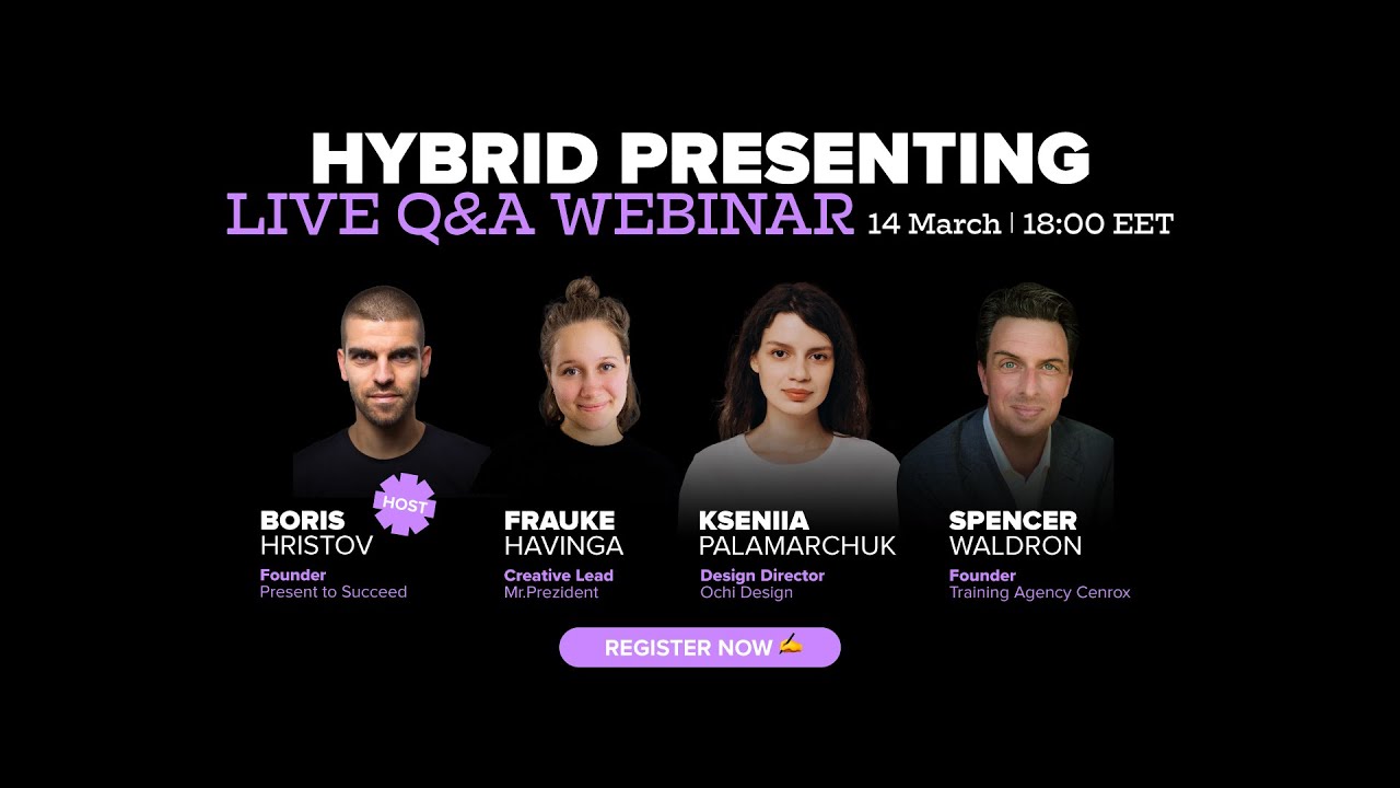 Hybrid Presenting Live Q&A Webinar | Present to Succeed