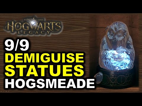 Hogsmeade: All 9 Demiguise Statues Locations | Hogwarts Legacy