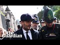 David Beckham joins queue for Queen's lying-in-state