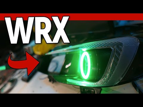 How To Install RGB Angel Eyes - Profile Prism on WRX 2015+ | Vlogmas 2019 | FlyRyde