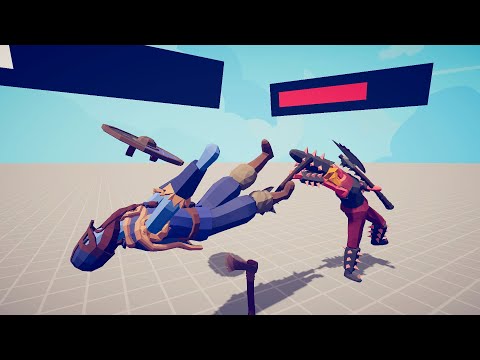 TABS | Exiled Sentinel Vs Brawler!! | Axe Battle Evil v Viking!!! |