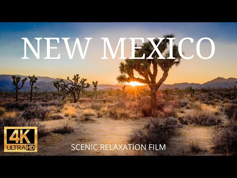 NEW MEXICO 4K Scenic Relaxation Film with Calm & Relaxing Music | Aerial Cinematic Drone Film