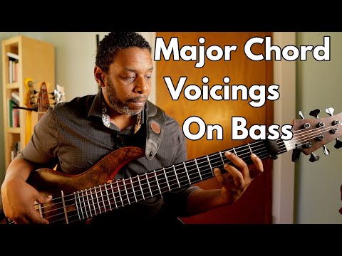 Major Chord Voicings On Bass