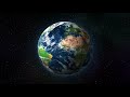 Planet Earth Rotating In Space