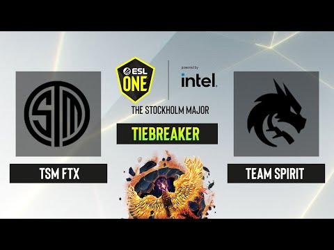 Dota2 - Team Spirit vs. TSM FTX - Game 1 - Tiebreaker - ESL One Stockholm 2022