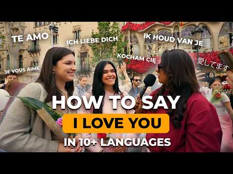 How to Say “I Love You” in 10+ Languages - San Jordi in Barcelona