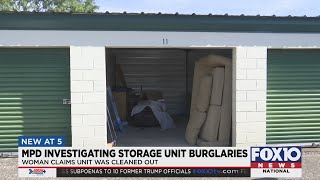 MPD investigating storage unit burglaries