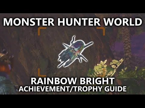 Monster Hunter World - Rainbow Bright Achievement/Trophy Guide (Prism Hercudrome - Rare Beetle)