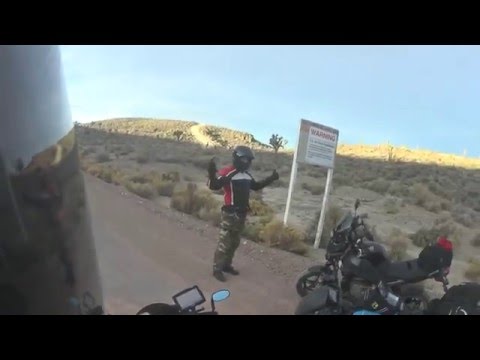 AREA 51! FRONT GATE - CROSSING THE LINE WITHOUT GETTING ARRESTED!!! Video