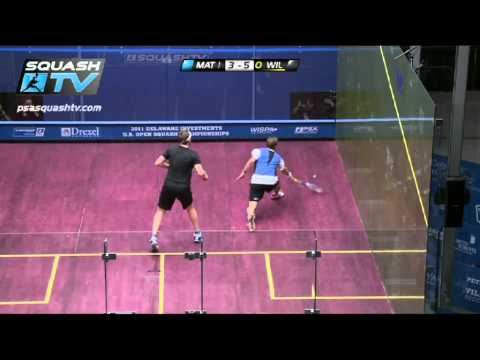 Squash : Nick Matthew v James Wilstrop : 2011 Delaware Investments U.S. Squash Open