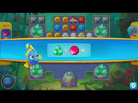 Fishdom 5877 Level - 15 moves - NO BooSTERS