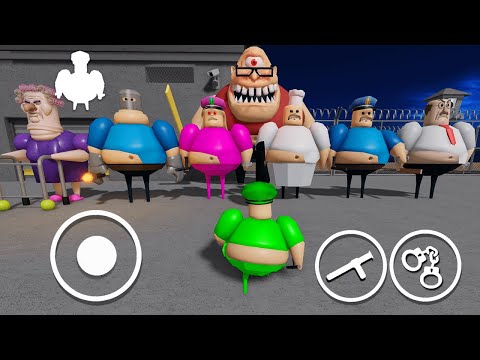 BARRY SON SPEED RUN 2 SCARY OBBY: Barry Prison Run, Mr Stinky Detention (ROBLOX)