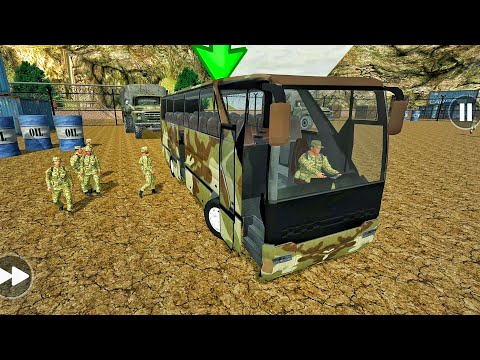 Army Bus Driver US Soldier Transport Duty 2022 - Android Gameplay