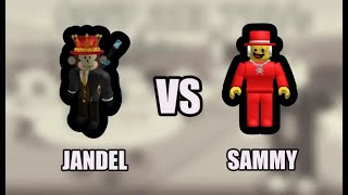 Jandel Vs Sammy in Grow a Garden