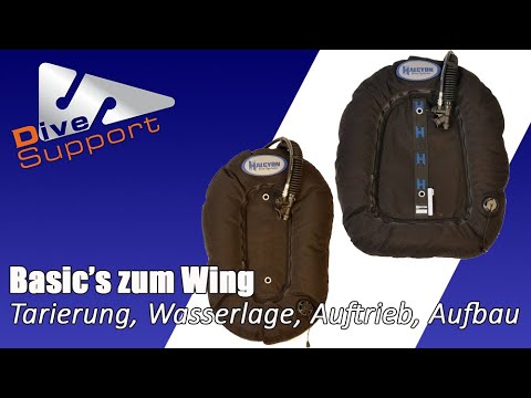 Basic's zum Wing - Tarierung, Wasserlage, Auftrieb, Aufbau | DiveSupport