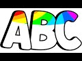 How To Draw ABC Alphabet A To Z Learn ABC Song For Kids Alphabet For Kids