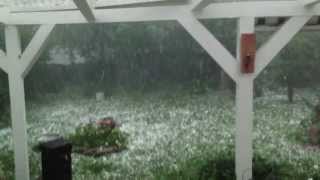 preview picture of video 'Hail storm in southern Germany (Part 2) / Hagelsturm in Baden-Württemberg (Teil 2)'