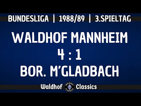 1988/89 | SV Waldhof Mannheim - Bor. M'Gladbach