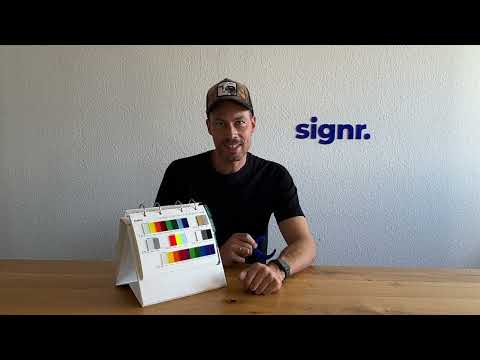 Signr Materialkunde Troglas Color Gloss