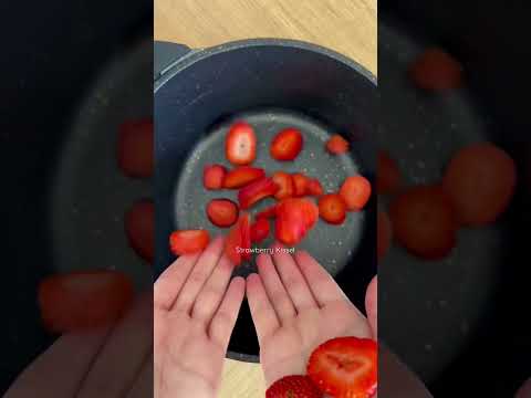 Strawberry Kissel🍓🍓🍓 #кисель #strawberry #juice #yummy