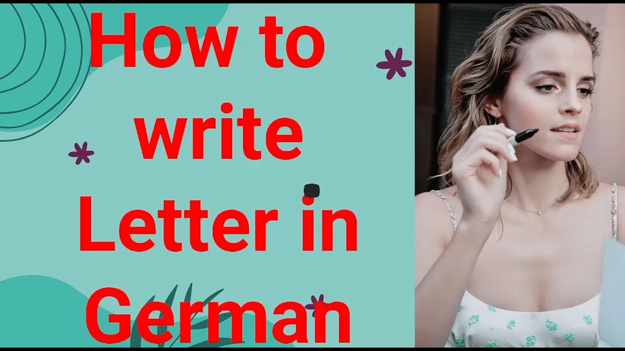 How to write Letter in German | Brief schreiben | Goethe Zertifikat B1 | B1 - Lesson