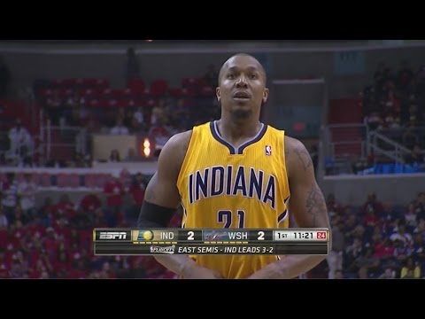 David West Full Highlights 2014 ECSF G6 at Wizards - 29 Pts