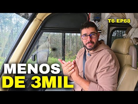 Vivendo em um ÔNIBUS numa cidade de 3 mil habitantes T6 Ep68