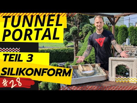 Our LGB garden railway, episode 28, construction of the G gauge tunnel portal, part 3: negative s...