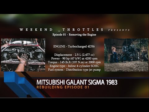 Thumbnail for Rebuilding Mitsubishi Galant Sigma 1983 : Episode 01