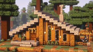 Minecraft: How to Build an Amazing Taiga Starter House | Easy Survival Tutorial