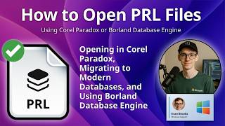 How to Open PRL Files (Paradox Runtime Library Database)