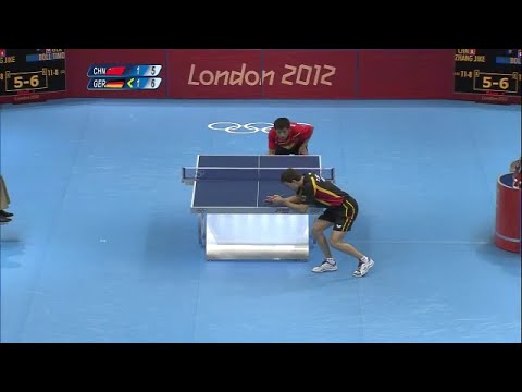 2012 Olympics Zhang Jike vs Timo Boll