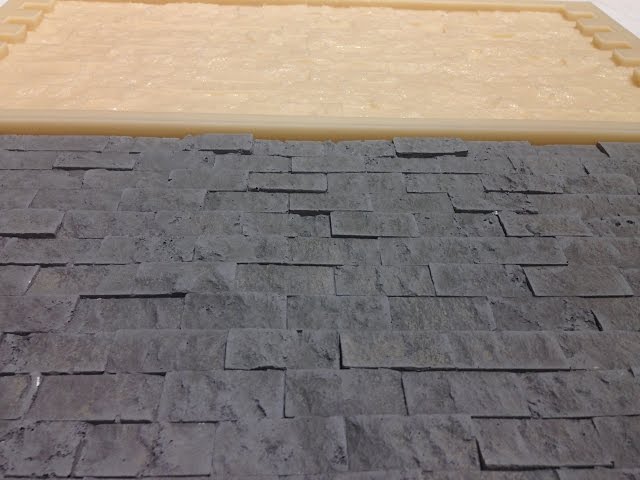 How to make high strength concrete stone. GlobMarble rubber mold MS 821